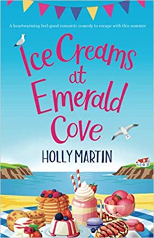 Book cover for "Ice Creams at Emerald Cove" by Holly Martin