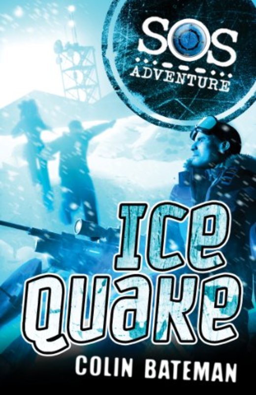 Book cover for "Ice Quake" by Colin Bateman