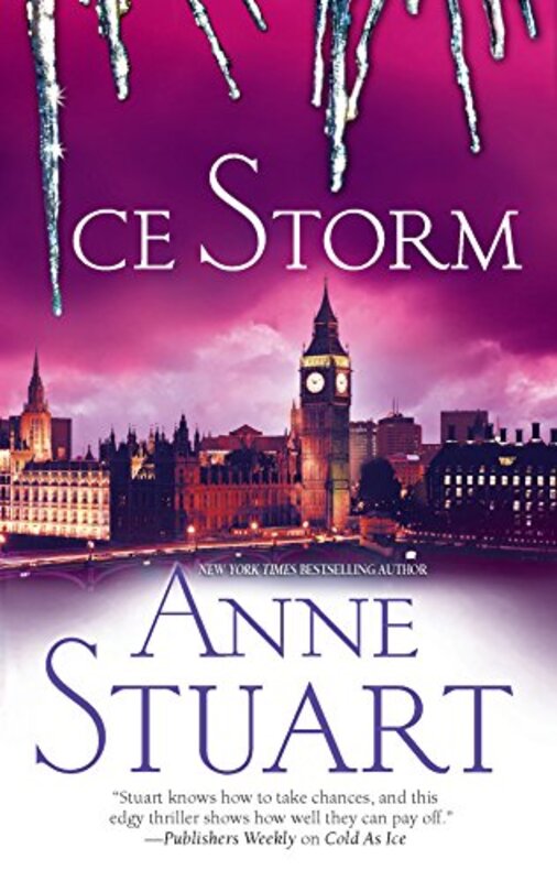 Book cover for "Ice Storm" by Anne Stuart