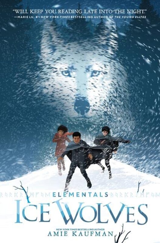 Book cover for "Ice Wolves" by Amie Kaufman