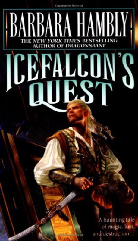 Book cover for "Icefalcon's Quest" by Barbara Hambly