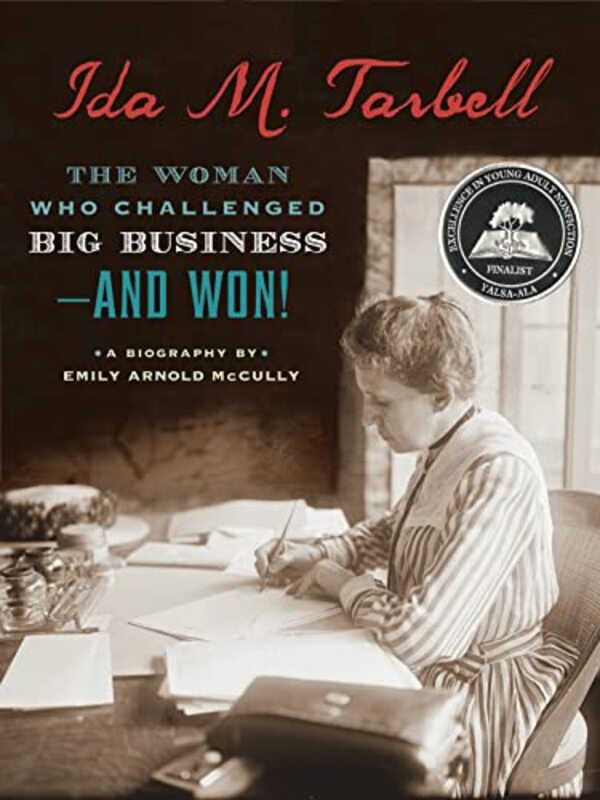 Book cover for "Ida M. Tarbell" by Emily Arnold McCully