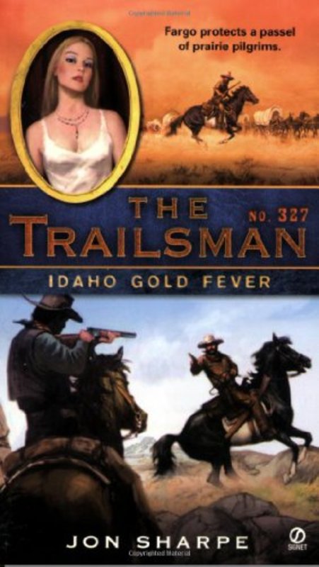 Book cover for "Idaho Gold Fever" by Jon Sharpe