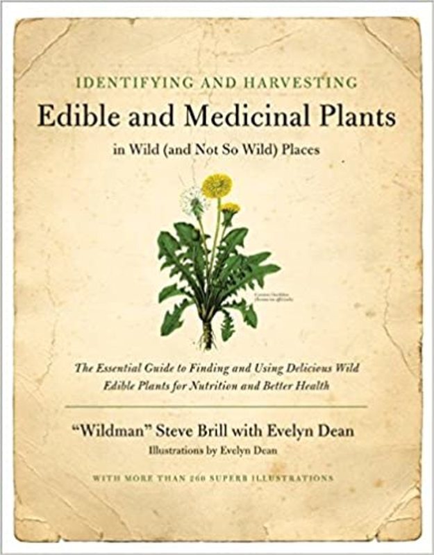 Book cover for "Identifying and Harvesting Edible and Medicinal Plants" by Steve Brill