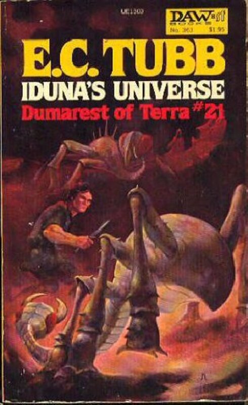 Book cover for "Iduna's Universe" by EC Tubb