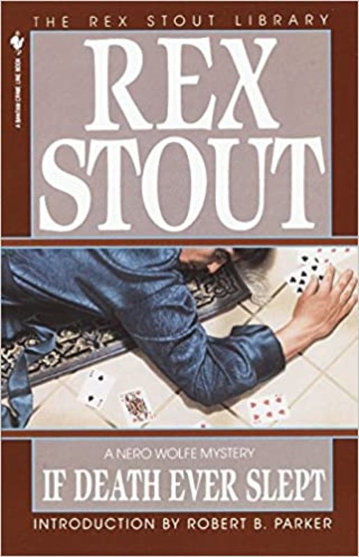 Book cover for "If Death Ever Slept" by Rex Stout