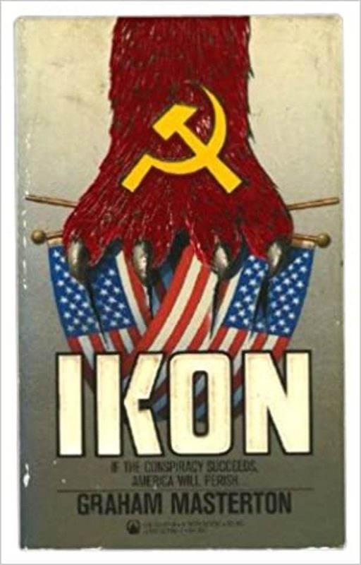 Book cover for "Ikon" by Graham Masterton