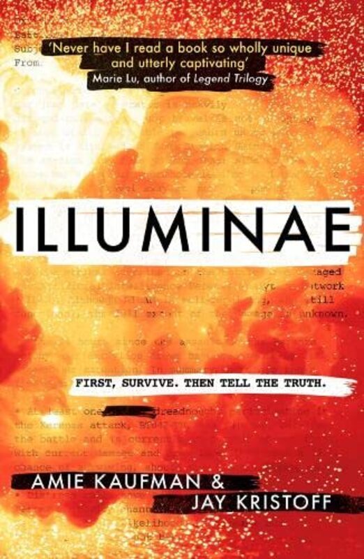 Book cover for "Illuminae" by Jay Kristoff