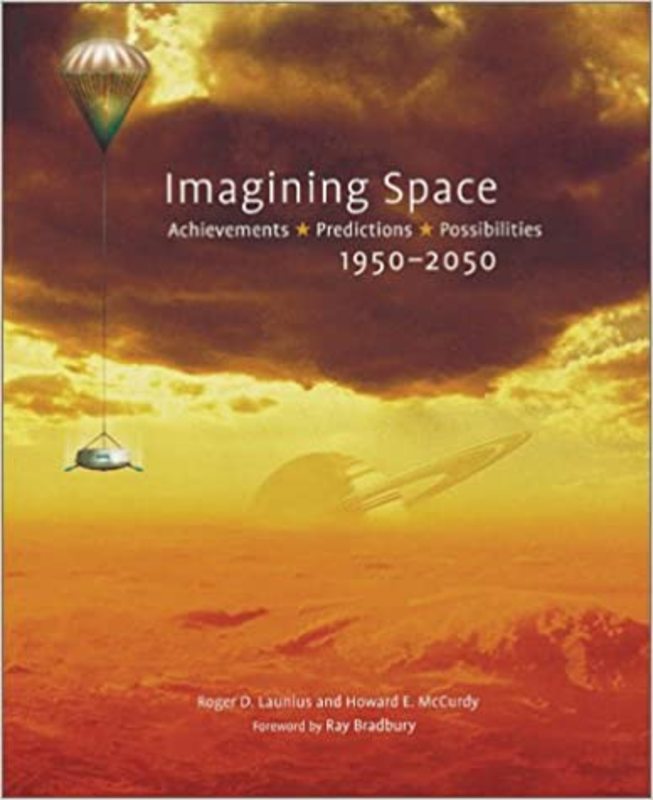 Book cover for "Imagining Space" by Ray Bradbury