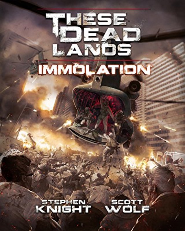 Book cover for "Immolation" by Stephen Knight