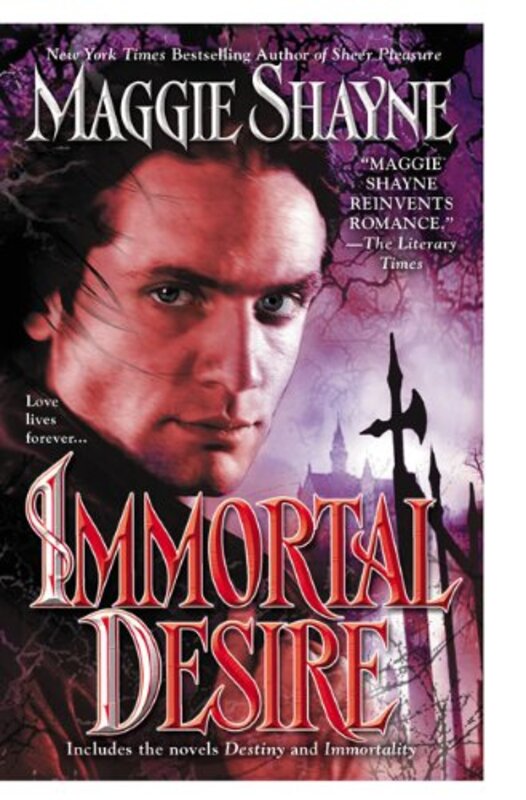 Book cover for "Immortal Desire" by Maggie Shayne
