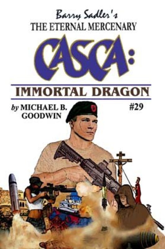 Book cover for "Immortal Dragon" by Tony Roberts