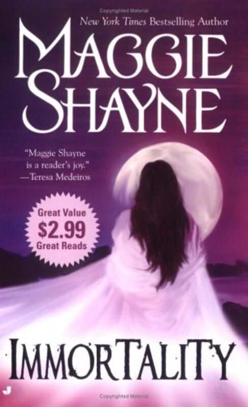 Book cover for "Immortality" by Maggie Shayne