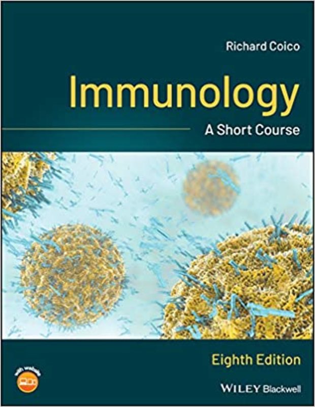Book cover for "Immunology" by Richard Coico