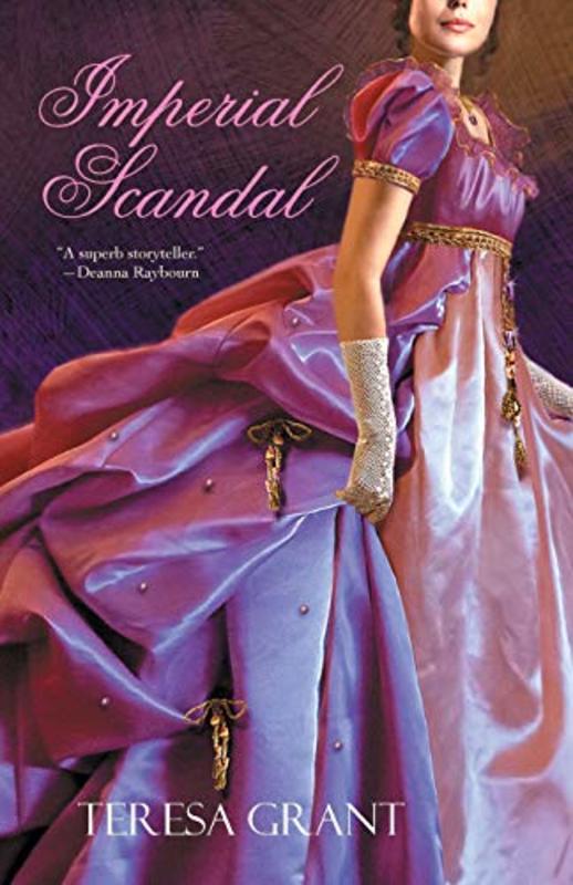 Book cover for "Imperial Scandal" by Tracy Grant