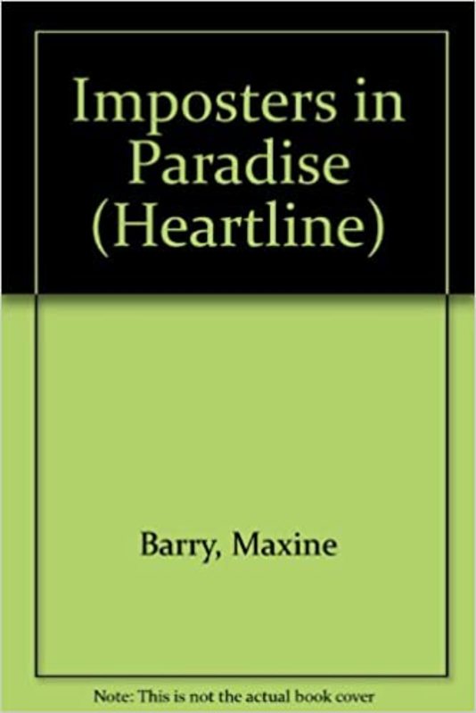 Book cover for "Imposters in Paradise" by Faith Martin