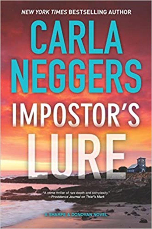 Book cover for "Impostor's Lure" by Carla Neggers