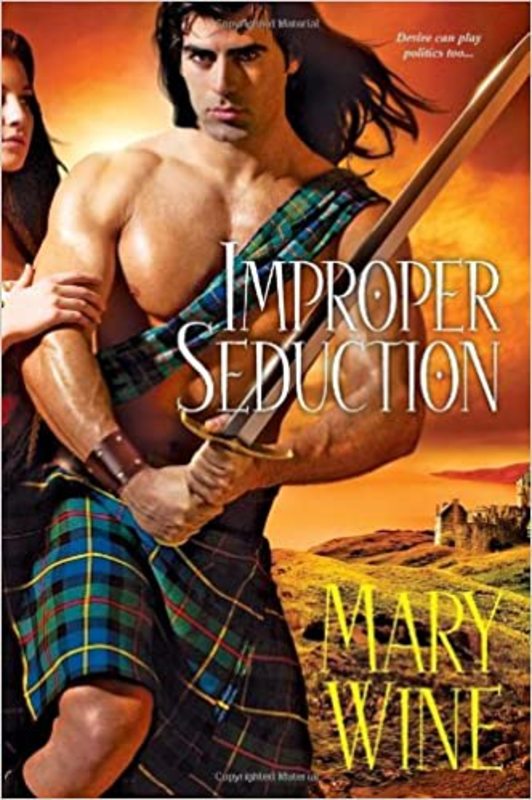 Book cover for "Improper Seduction" by Mary Wine