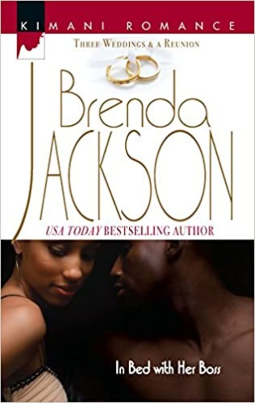 Book cover for "In Bed With Her Boss" by Brenda Jackson