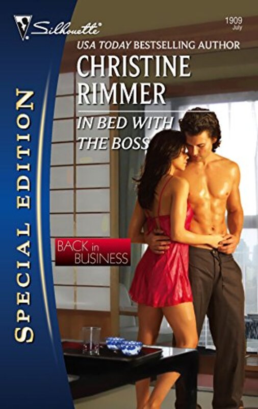 Book cover for "In Bed with the Boss" by Christine Rimmer