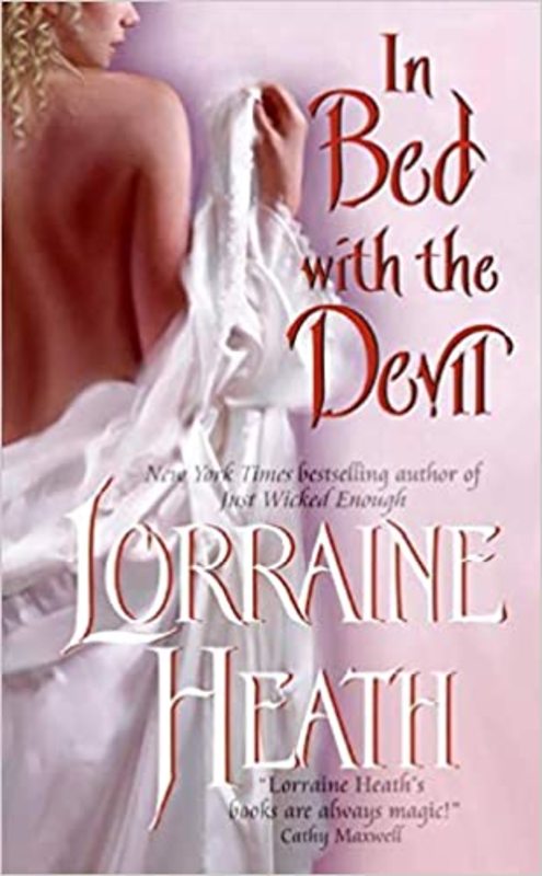 Book cover for "In Bed with the Devil" by Lorraine Heath