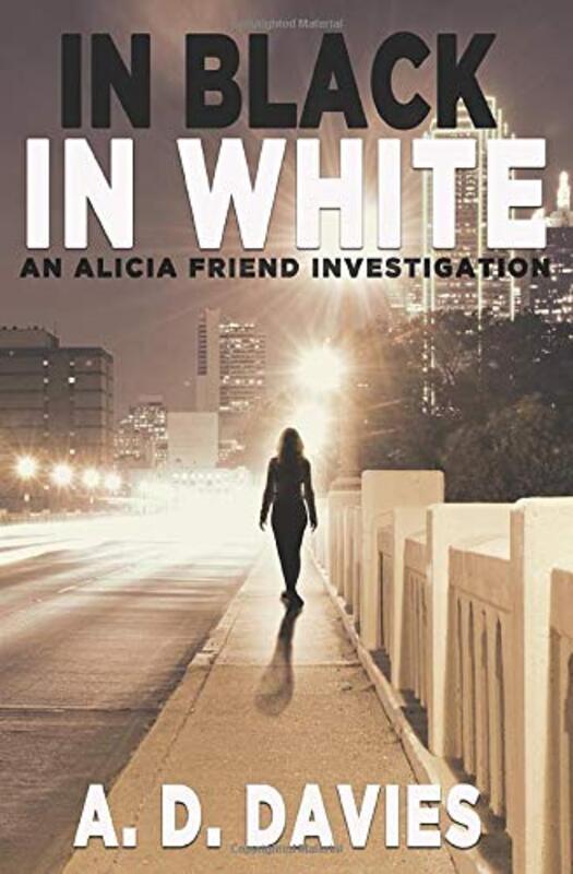 Book cover for "In Black in White" by AD Davies