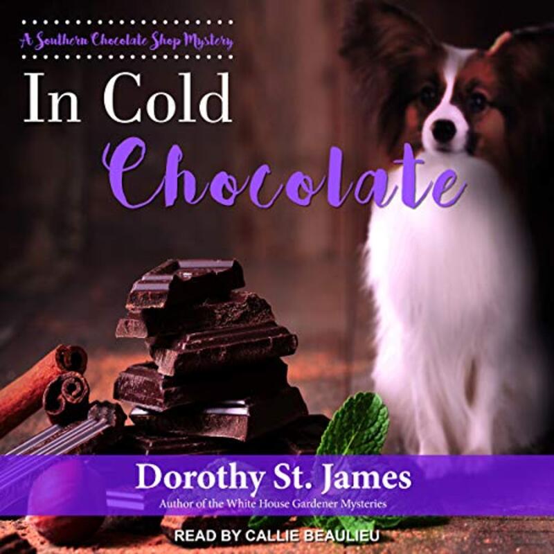 Book cover for "In Cold Chocolate" by Dorothy St James