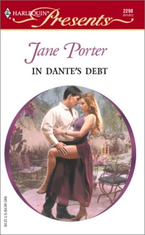 Book cover for "In Dante's Debt" by Jane Porter