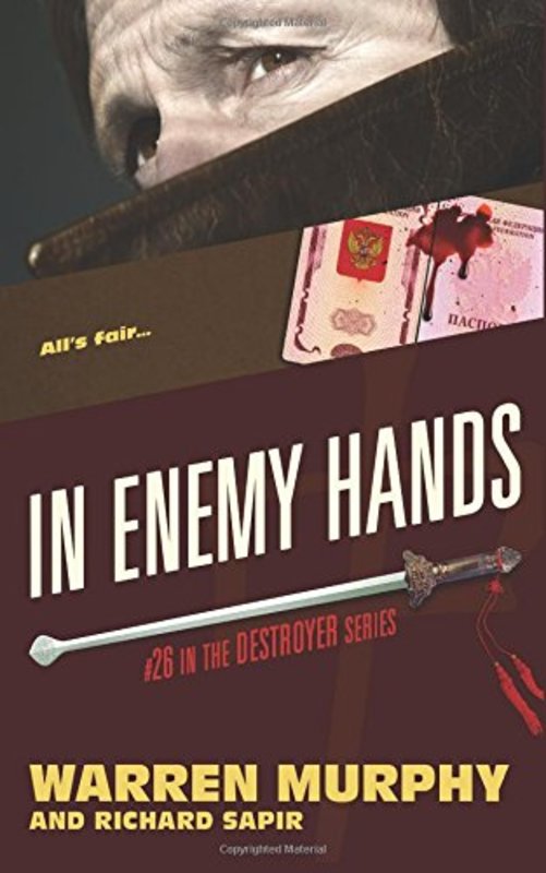 Book cover for "In Enemy Hands" by Warren Murphy