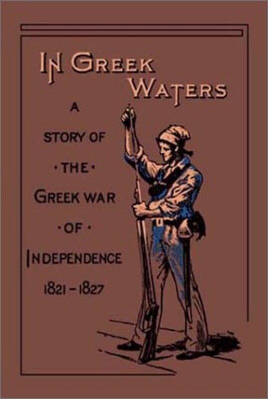Book cover for "In Greek Waters" by GA Henty