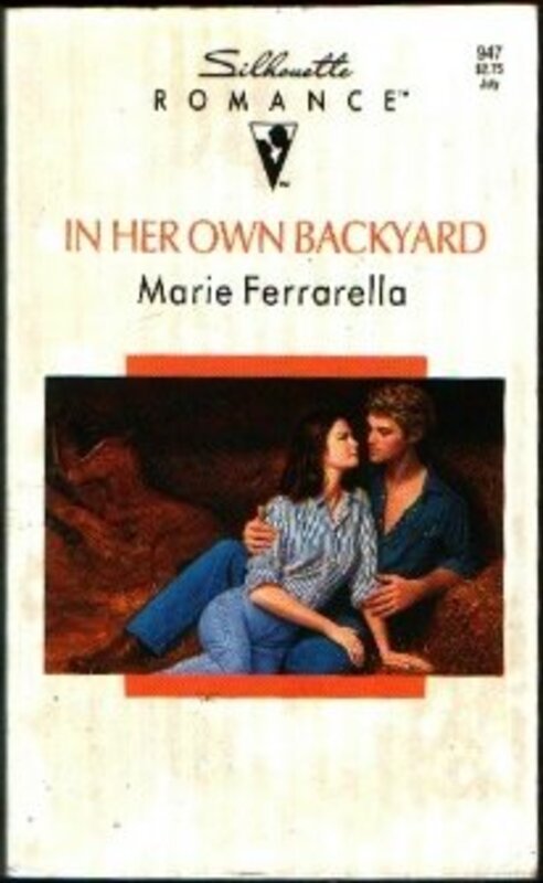 Book cover for "In Her Own Backyard" by Marie Ferrarella