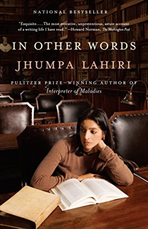 Book cover for "In Other Words" by Jhumpa Lahiri