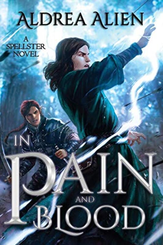 Book cover for "In Pain and Blood" by Aldrea Alien