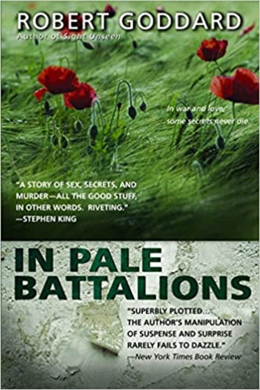 Book cover for "In Pale Battalions" by Robert Goddard
