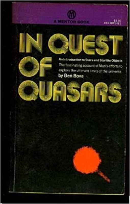 Book cover for "In Quest of Quasars" by Ben Bova