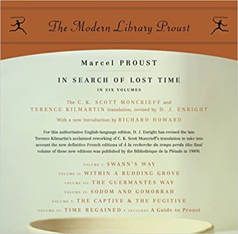 Book cover for "In Search of Lost Time" by Marcel Proust