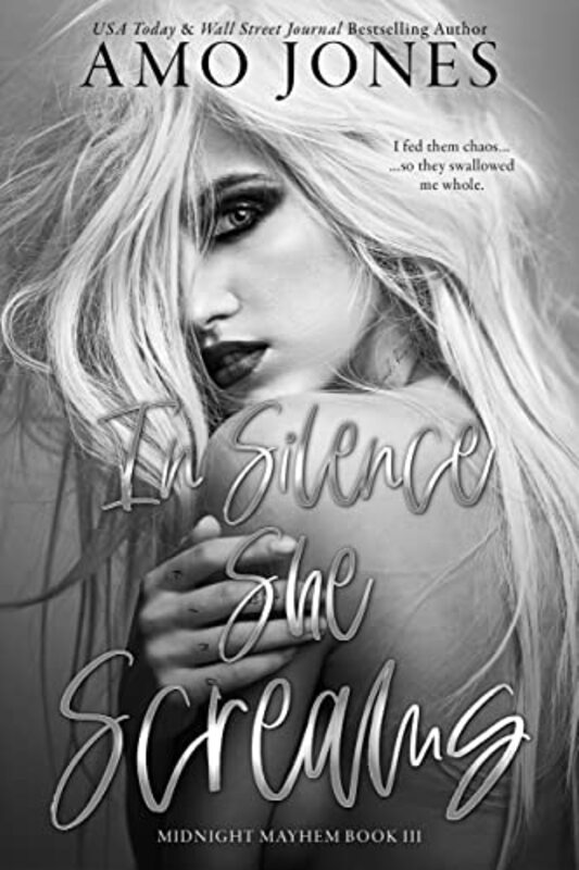 Book cover for "In Silence She Screams" by Amo Jones