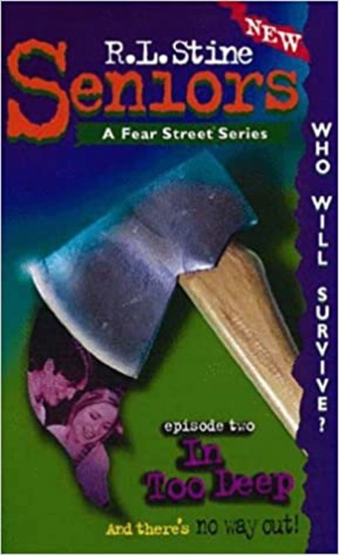 Book cover for "In Too Deep" by R.L. Stine