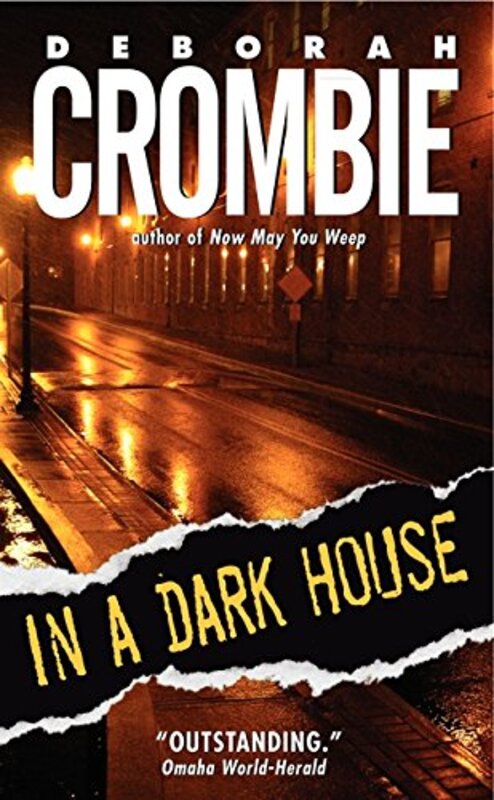 Book cover for "In a Dark House" by Deborah Crombie