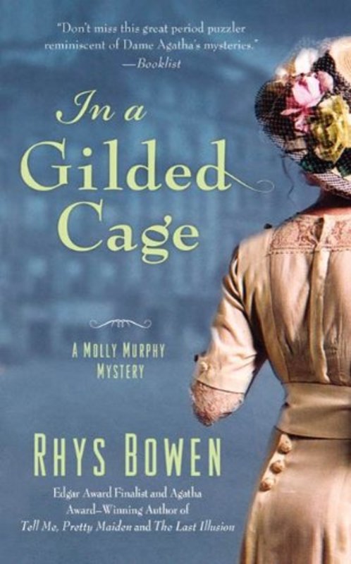Book cover for "In a Gilded Cage" by Rhys Bowen