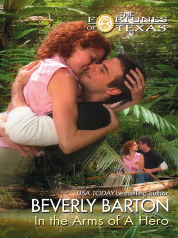 Book cover for "In the Arms of a Hero" by Beverly Barton