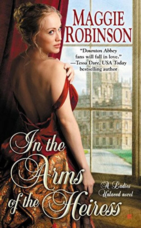 Book cover for "In the Arms of the Heiress" by Maggie Robinson