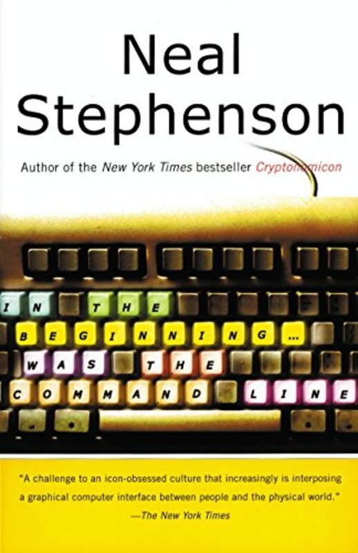 Book cover for "In the Beginning... Was the Command Line" by Neal Stephenson