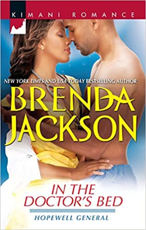 Book cover for "In the Doctor's Bed" by Brenda Jackson
