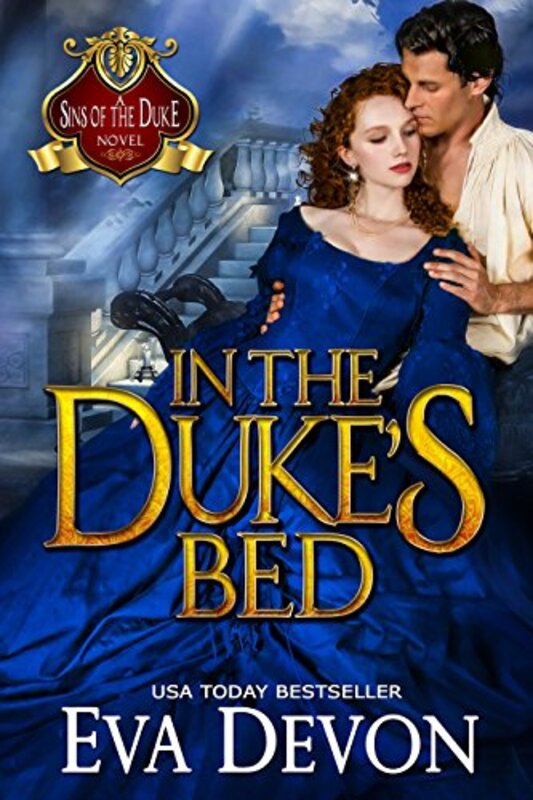 Book cover for "In the Duke's Bed" by Eva Devon