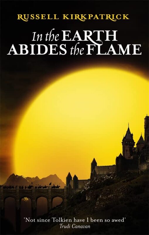 Book cover for "In the Earth Abides the Flame" by Russell Kirkpatrick