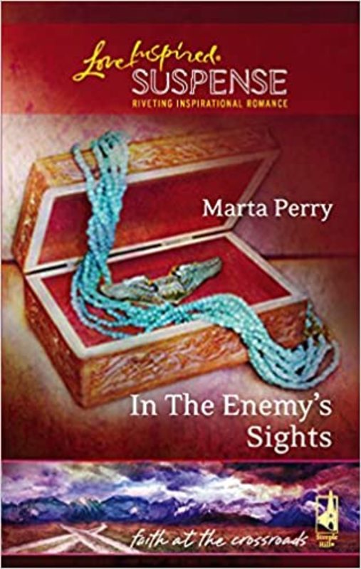 Book cover for "In the Enemy's Sights" by Marta Perry