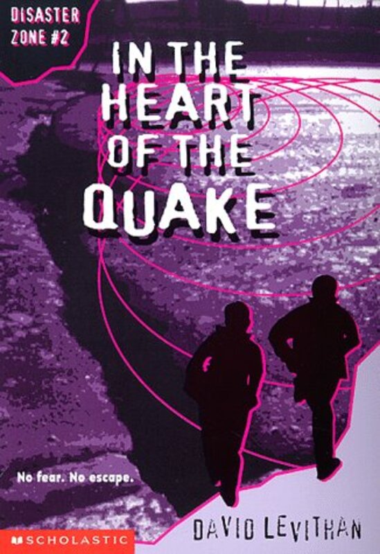 Book cover for "In the Heart of the Quake" by David Levithan
