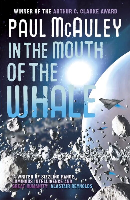 Book cover for "In the Mouth of the Whale" by Paul J McAuley