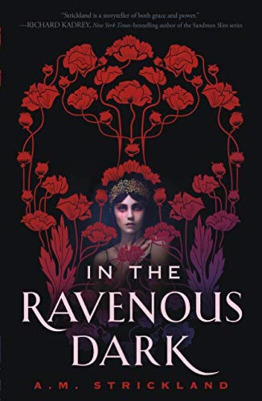 Book cover for "In the Ravenous Dark" by AdriAnne Strickland